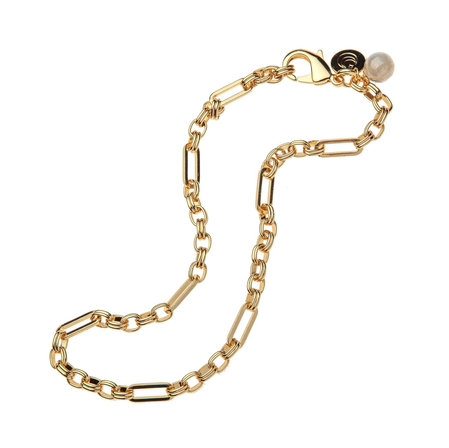 Across All Time Chain Necklace with Labradorite Bead