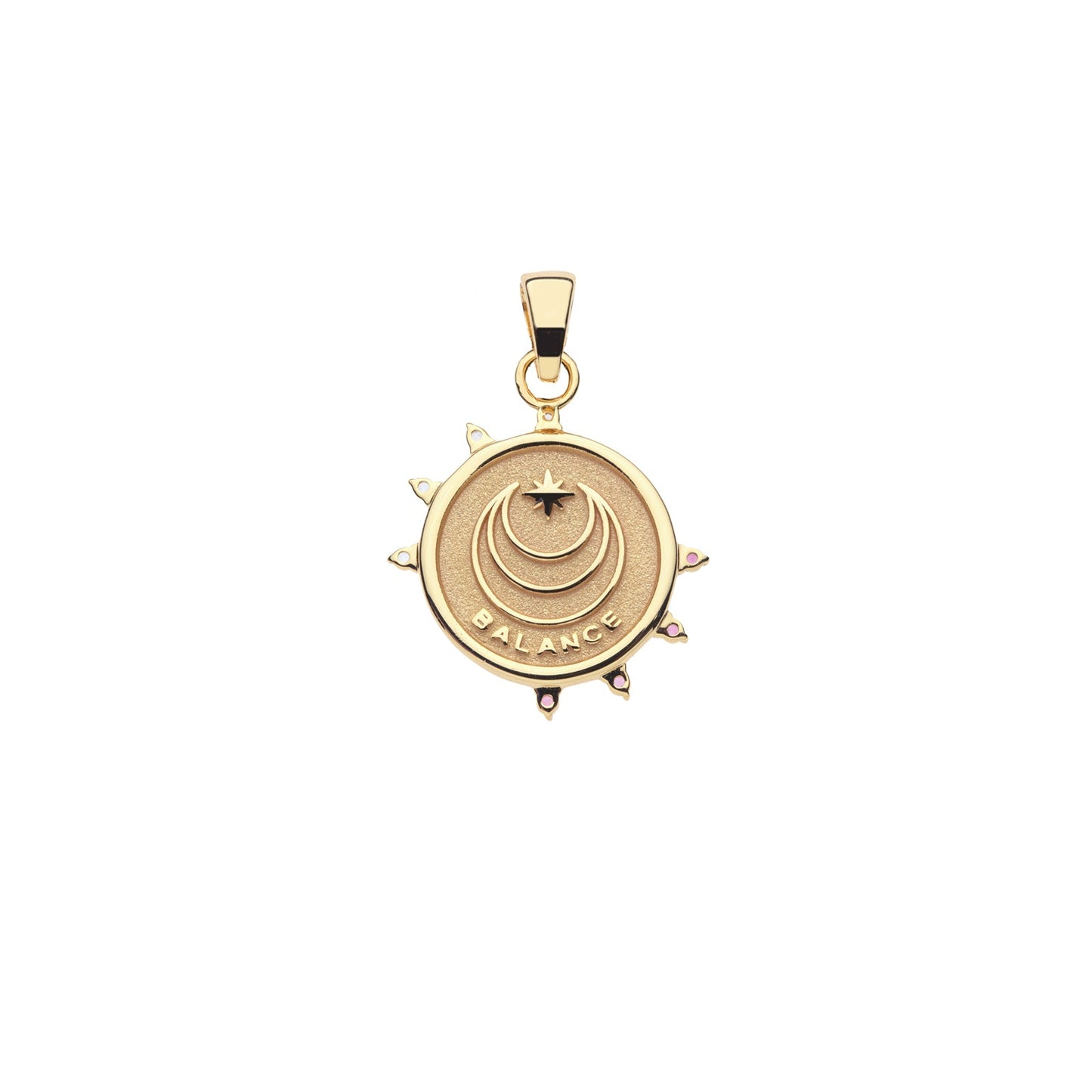 BALANCE Petite Embellished Coin