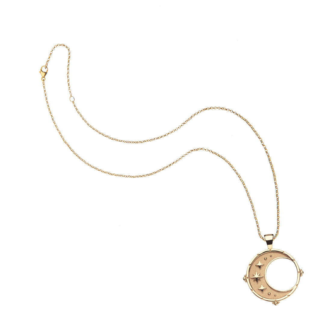 FOREVER Moon and Back Pendant Coin