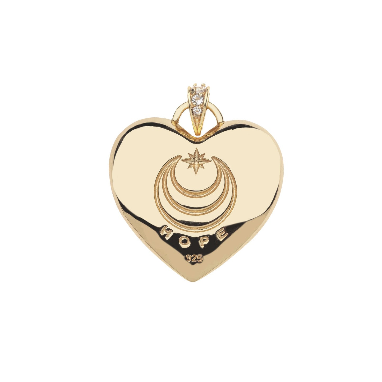 HOPE Through All the Seasons Heart Pendant