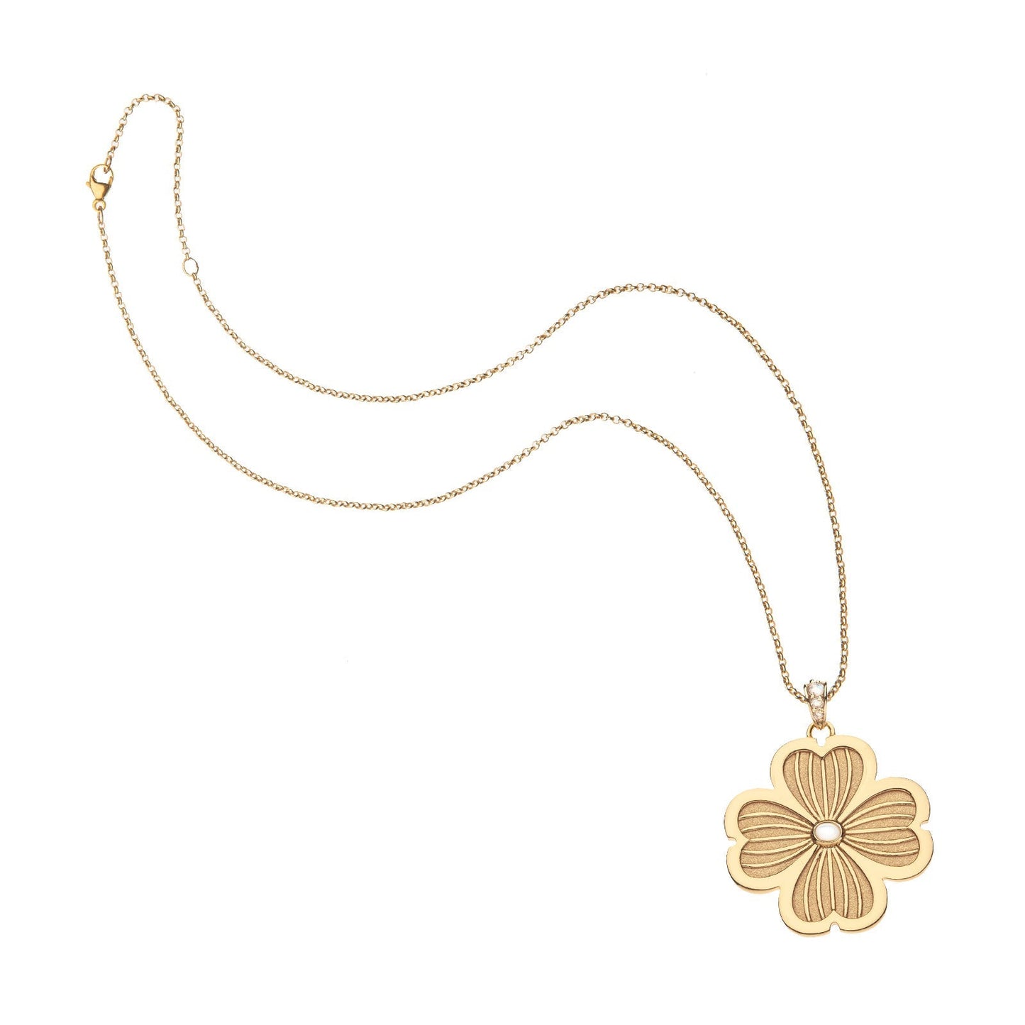 JOY Garden Party Engravable Dogwood Pendant