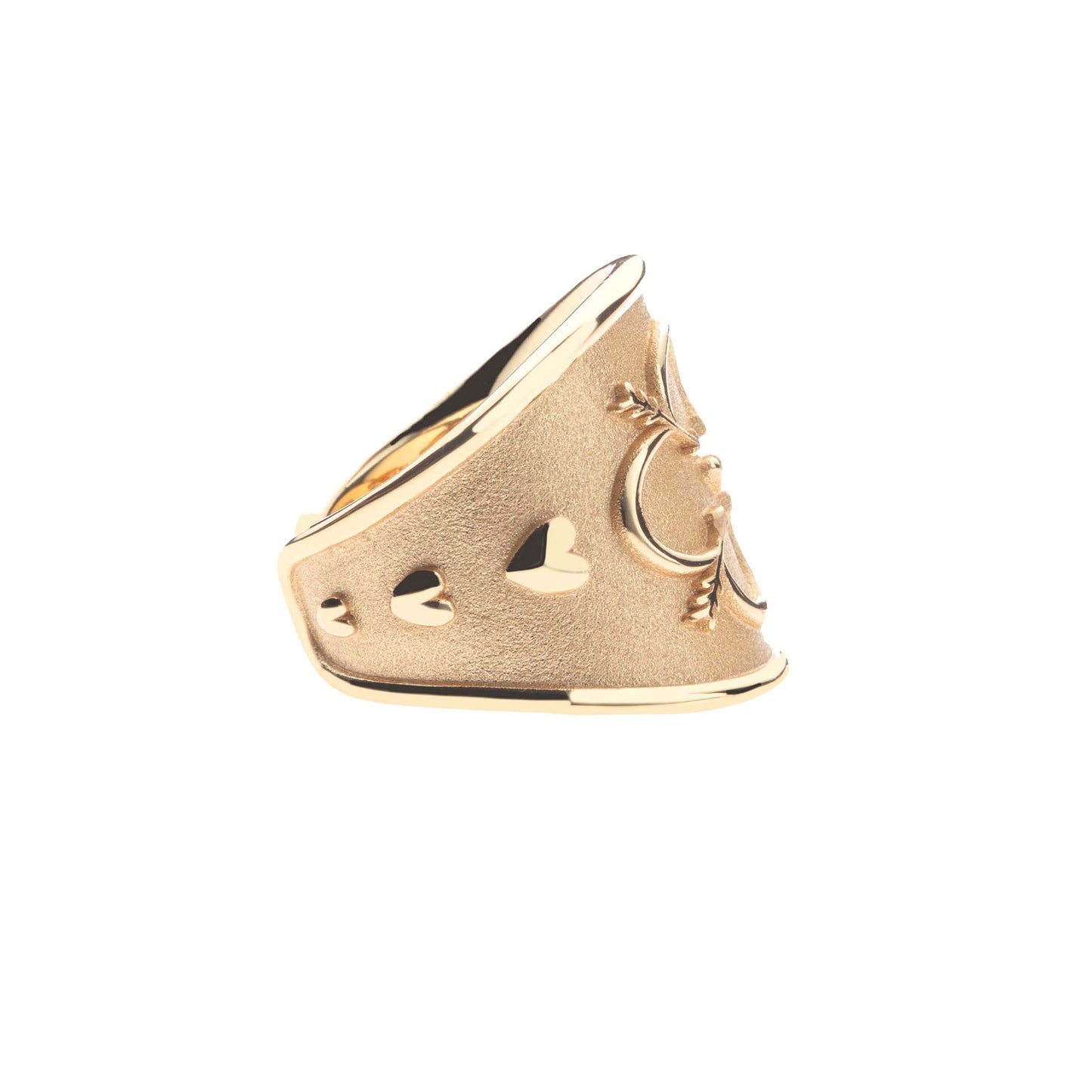 LOVE Cigar Band Ring