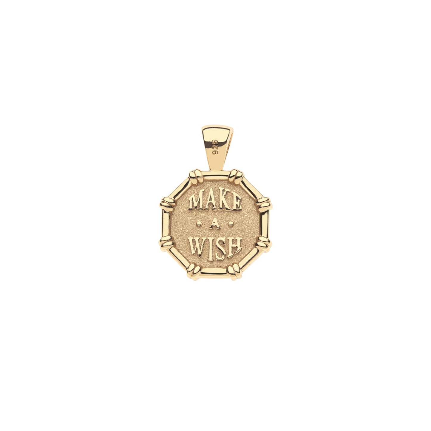 LUCKY Octagon Birthstone Pendant