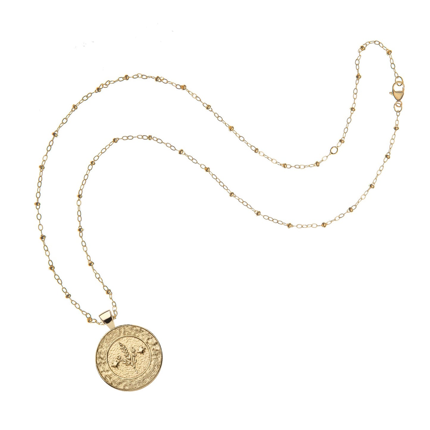 VIRGO JW Small Zodiac Pendant Coin - Aug 23 - Sep 22
