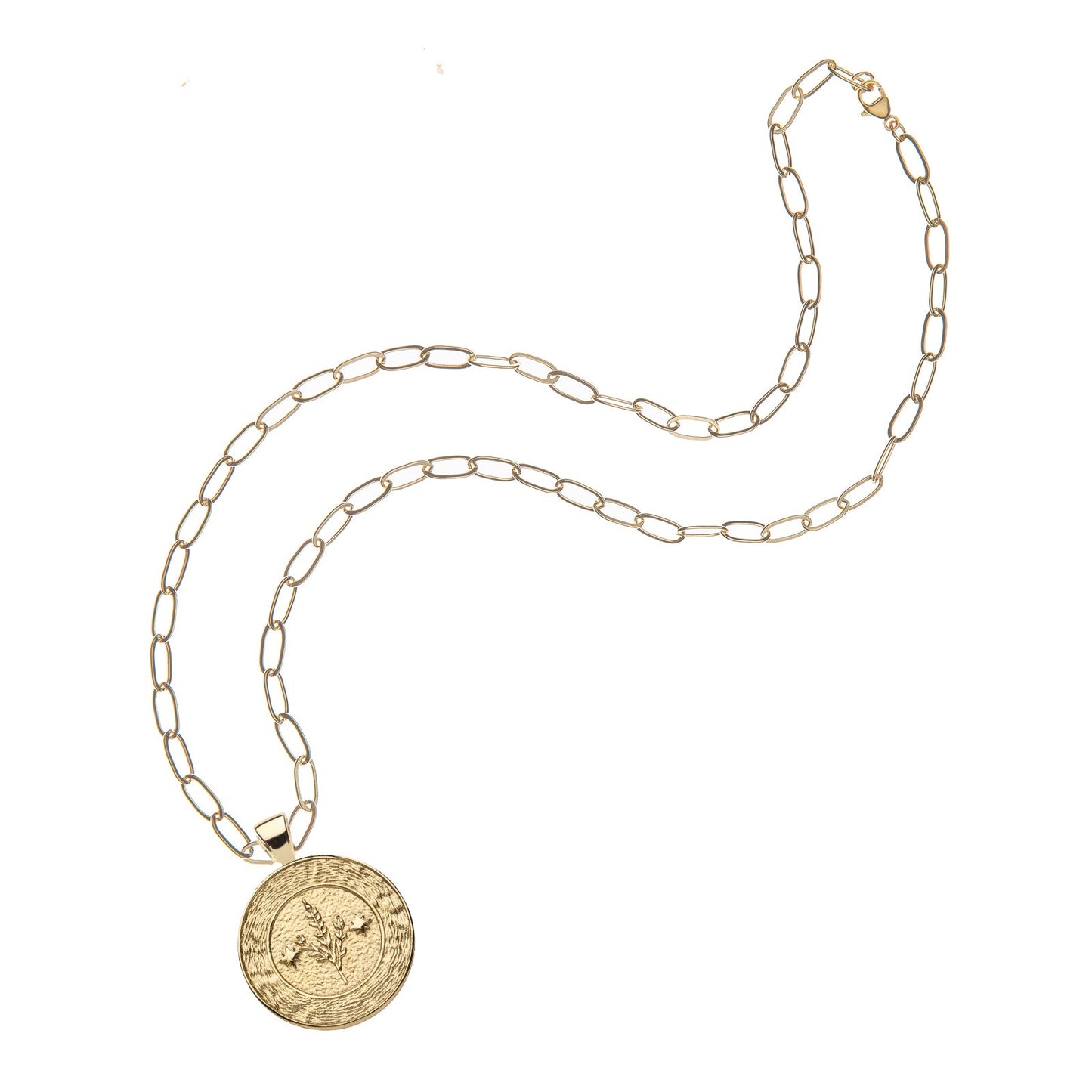 VIRGO JW Small Zodiac Pendant Coin - Aug 23 - Sep 22