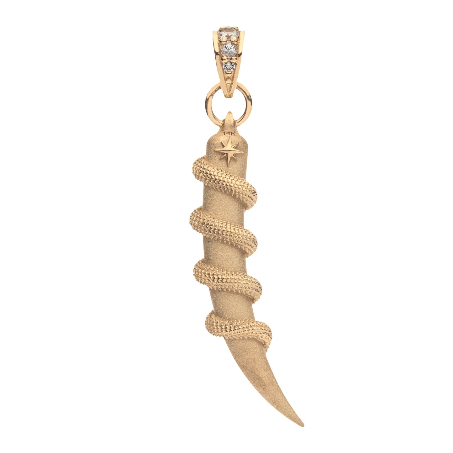 PROTECT Snake Wrapped Tusk Pendant