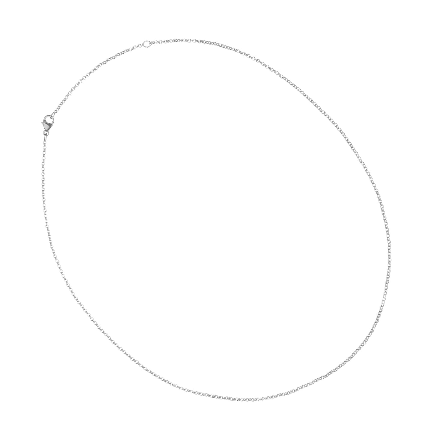 16-18" Classic Rolo Chain in Silver