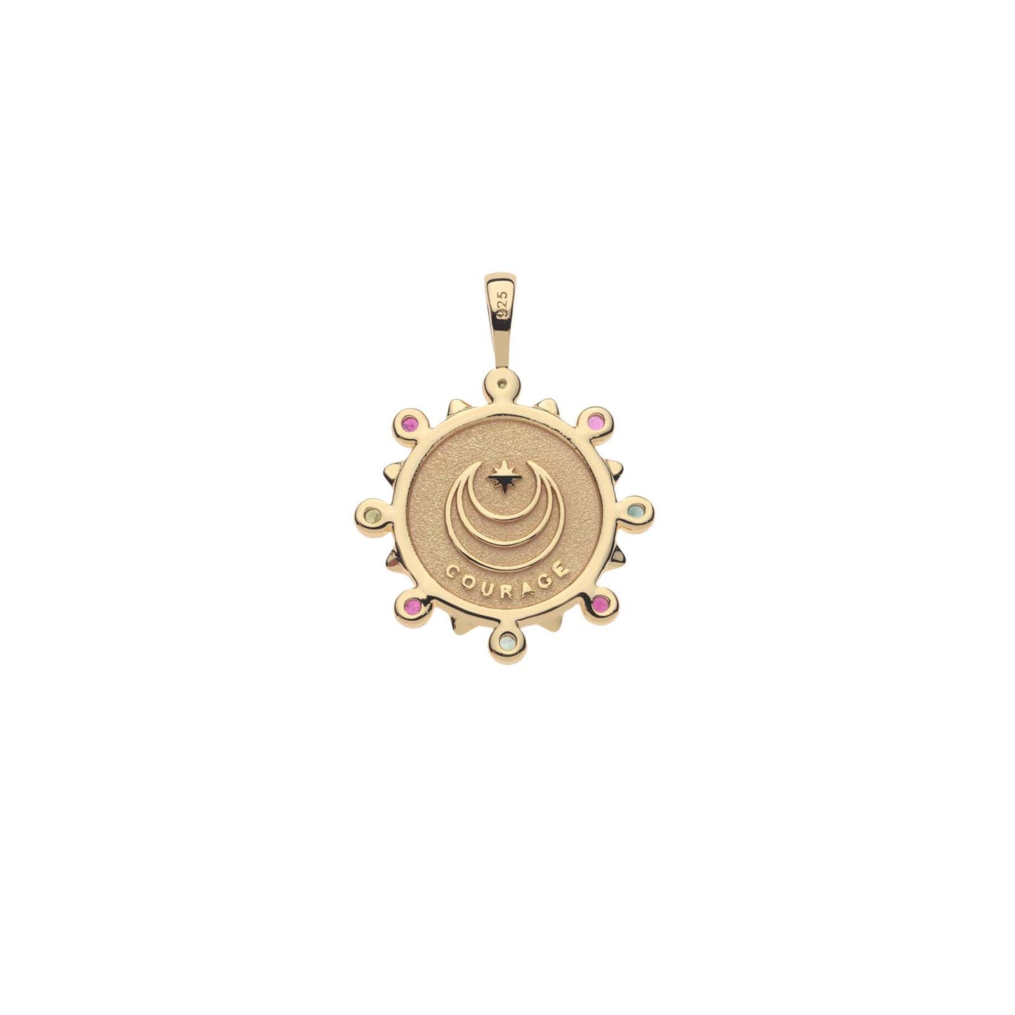 COURAGE Petite Embellished Coin