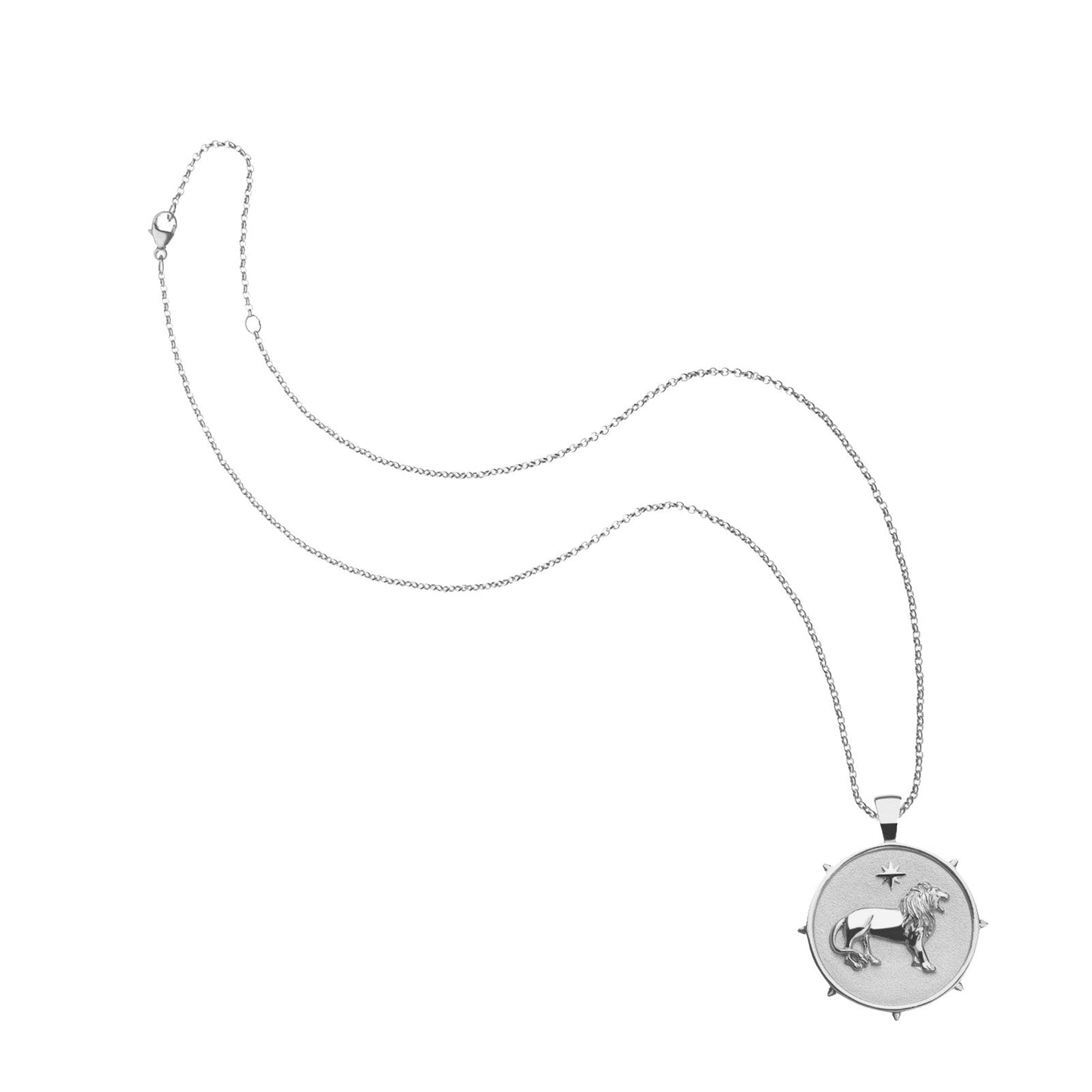 COURAGE JW Original Pendant Coin in Silver