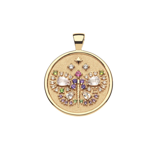 FREE Stone Butterfly Pendant Coin