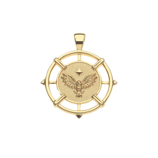 GRACE Owl JW Original Pendant Coin