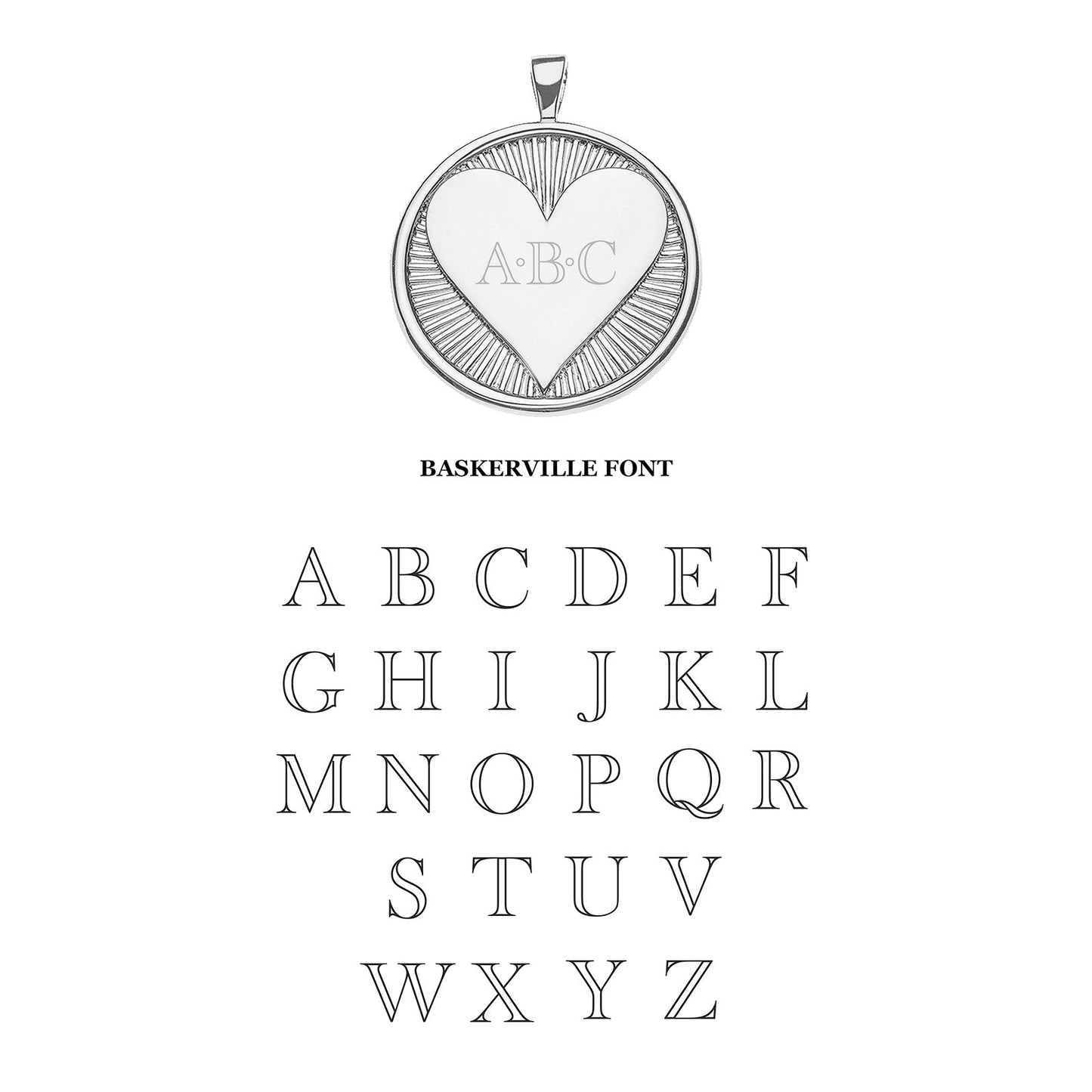 LOVE Hearts Find Me Pendant in Silver