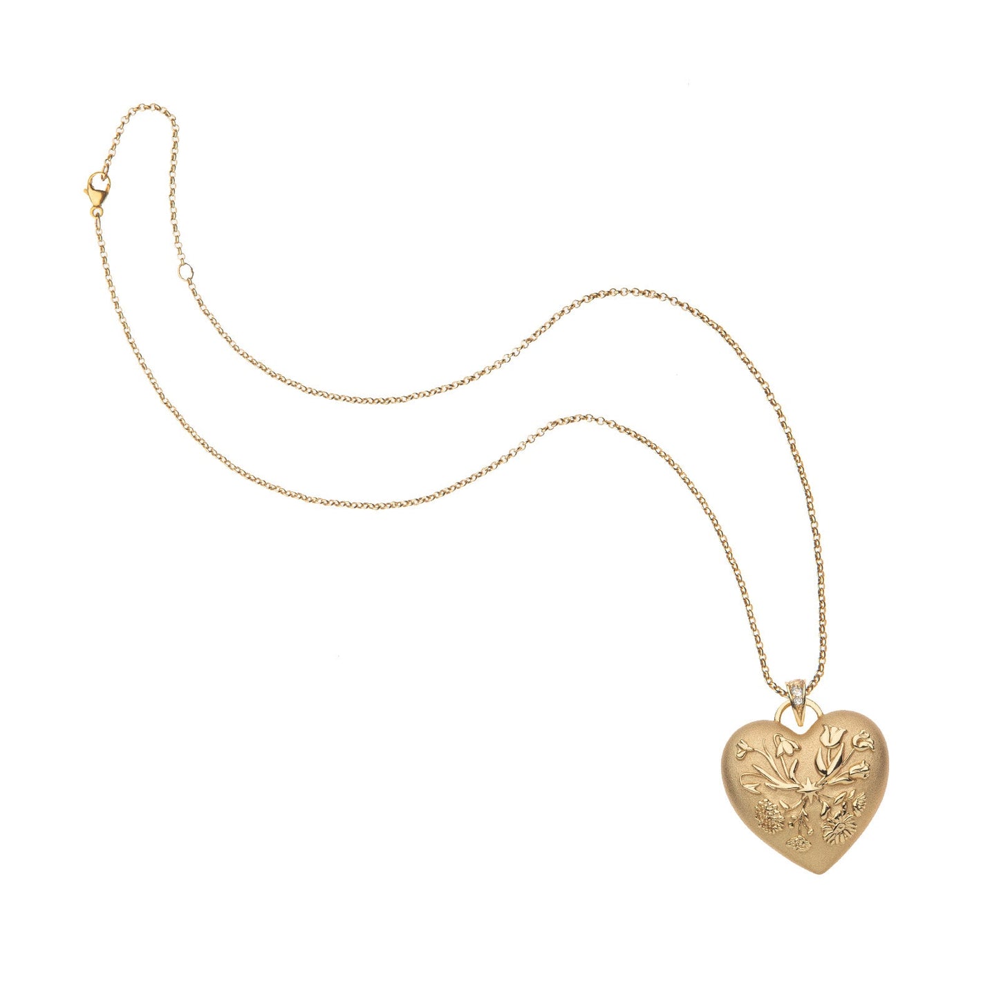 HOPE Through All the Seasons Heart Pendant