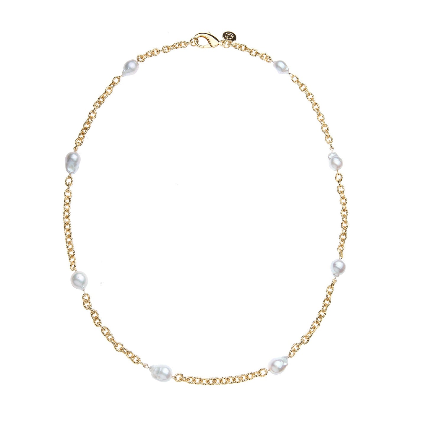 Jewel Box Pearl Station Necklace