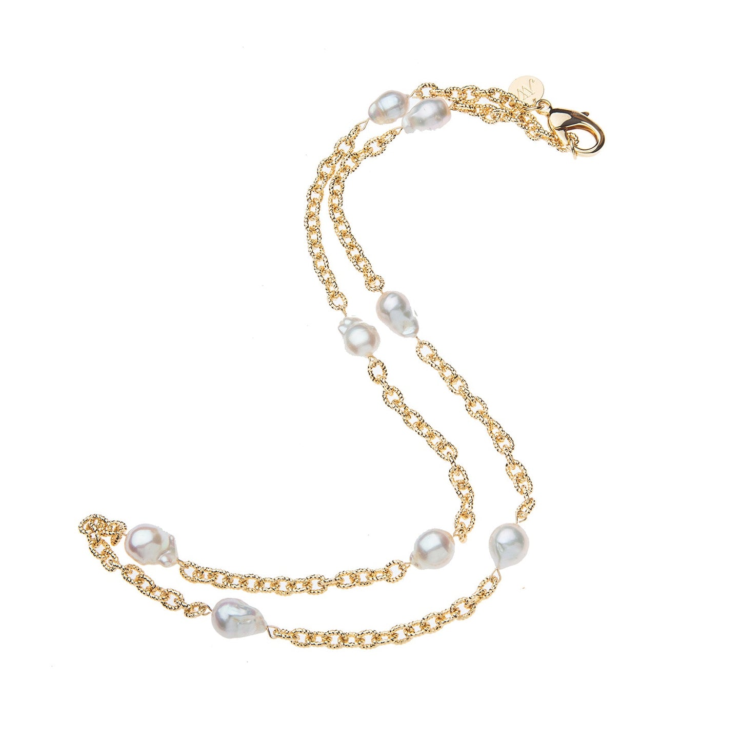 Jewel Box Pearl Station Necklace