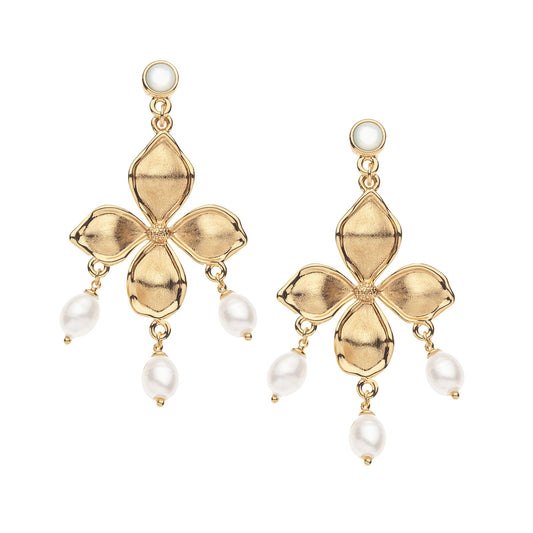 JOY Periwinkle Pearl Earrings