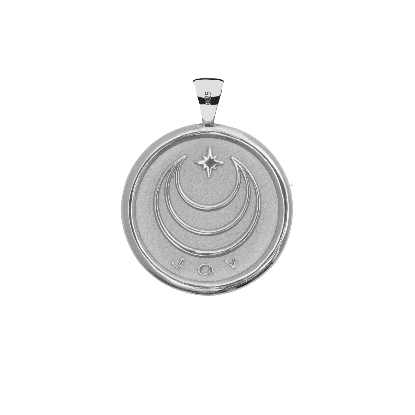 JOY JW Original Pendant Coin in Silver