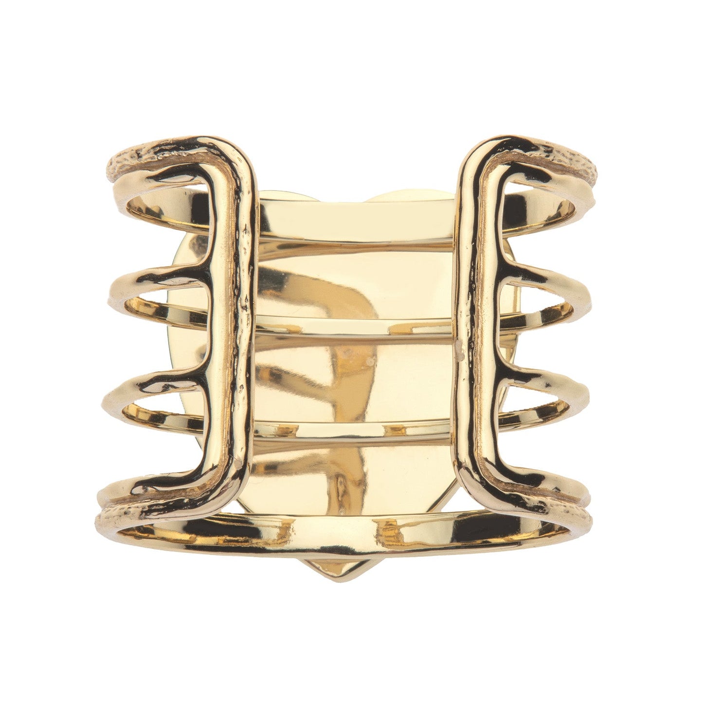 LOVE Split Carry Your Heart Cuff in Lapis and Malachite