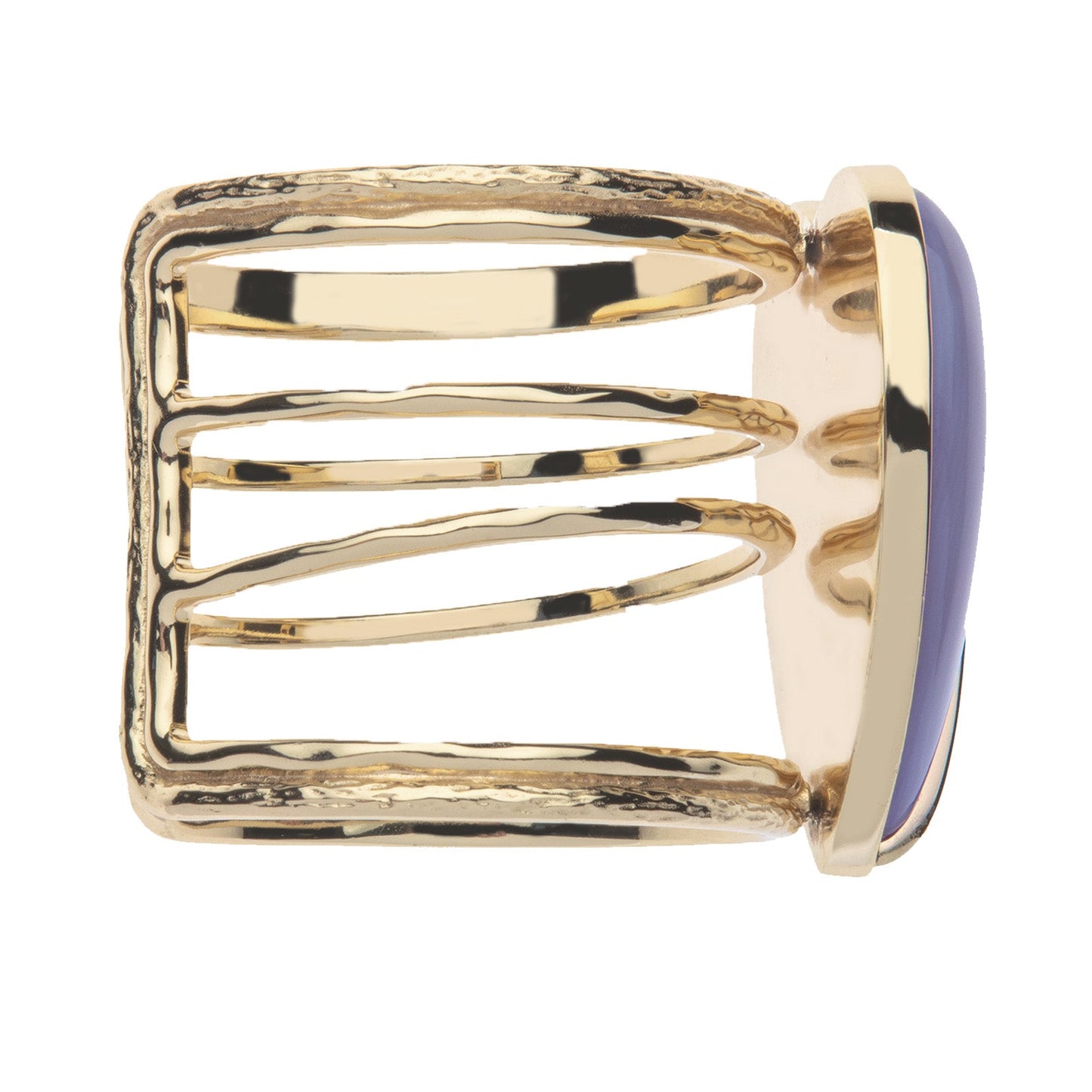 LOVE Split Carry Your Heart Cuff in Lapis and Malachite