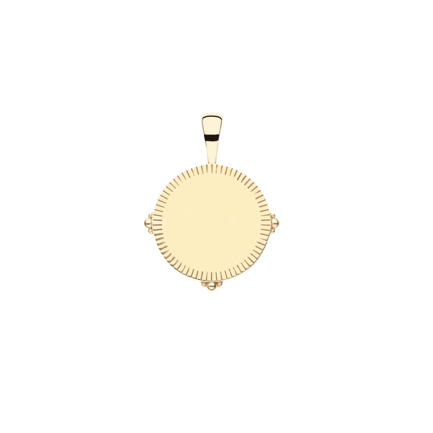 Personalized Petite Coin Pendant