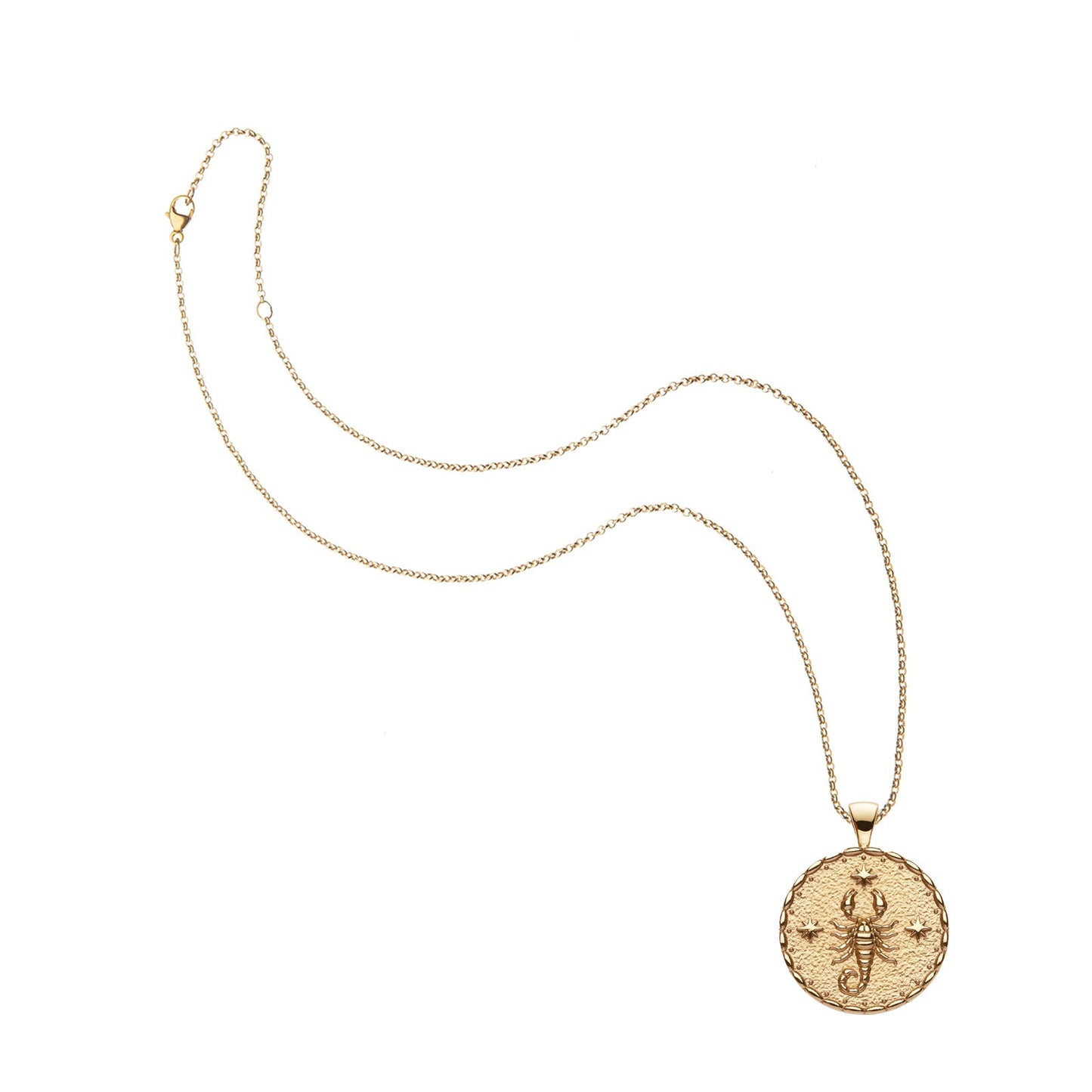 SCORPIO JW Zodiac Pendant Coin - Oct 23 - Nov 21