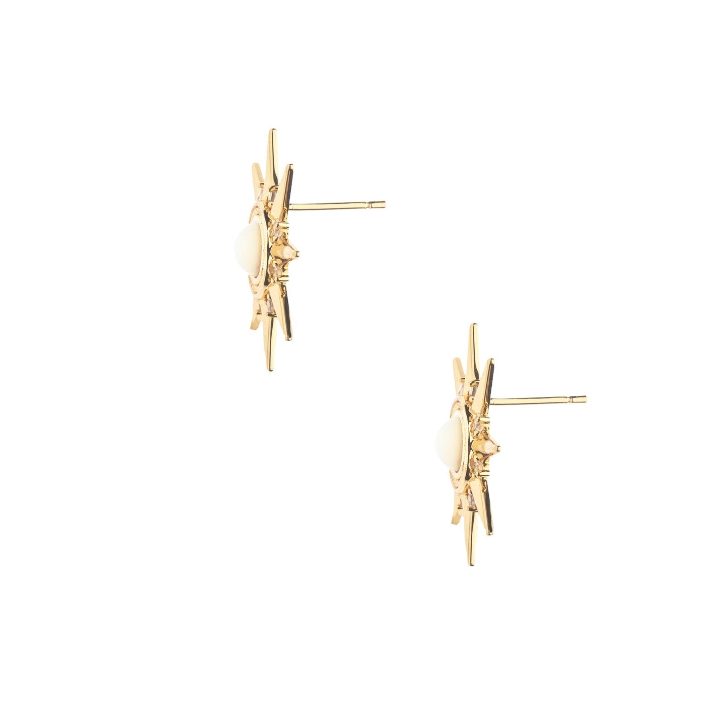 STRONG Supernova Earrings Mother of Pearl